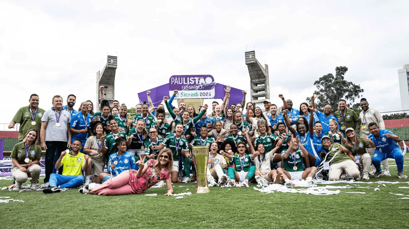 Palmeiras Feminino faz história e conquista segundo troféu em 2025